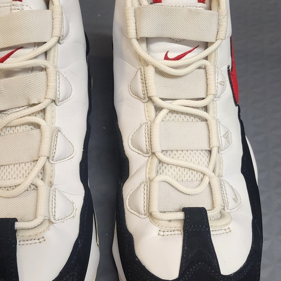 Nike Air Max Uptempo 95 Mens  Sz 10 White Black Red Athletic Sneakers CK0892-101 - Picture 5 of 12